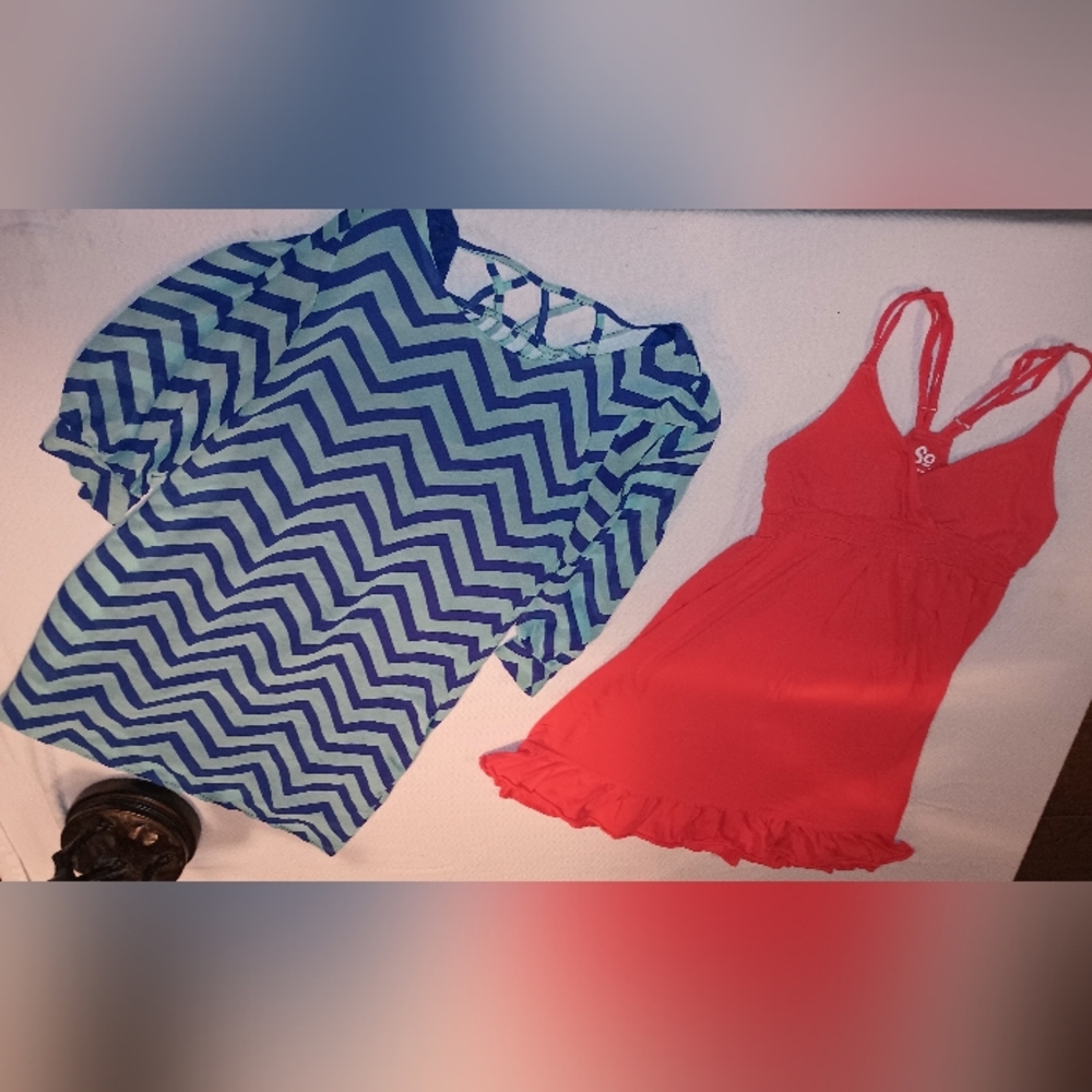 Blue And Orange Dresses
